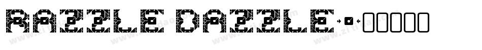 Razzle Dazzle字体转换